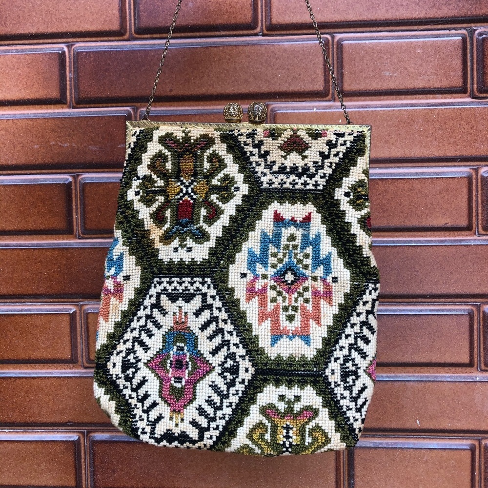 Vintage Embroidered Purse